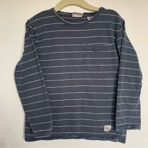 2/$20 Zara  Striped Long Sleeve Shirt 4-5 years